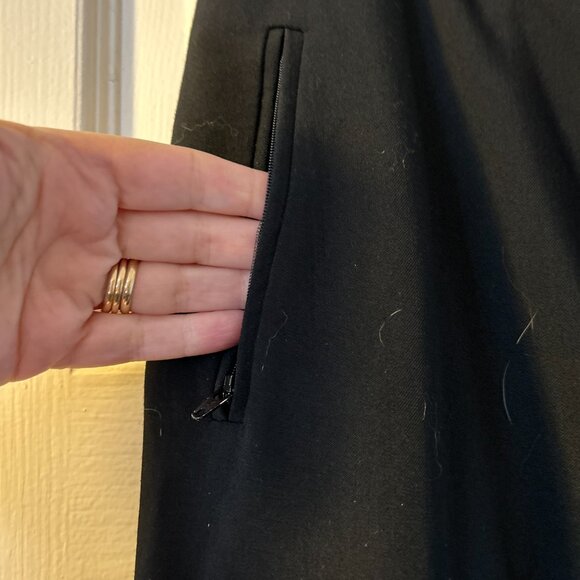 Ladies Evan Picone Black Dress Pants, FULLY Lined with zippered pockets, Size 18 - Picture 4 of 7